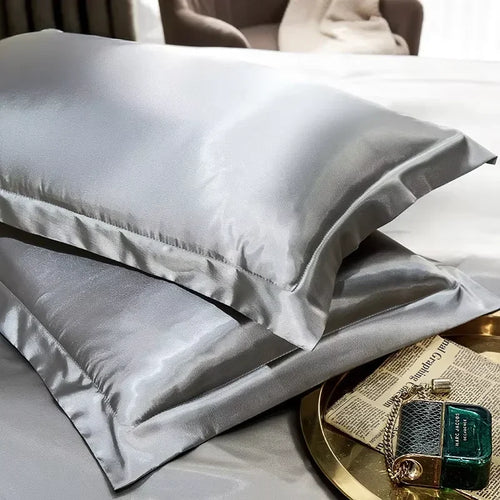 Luxury Silk-Blend Pillowcase Set